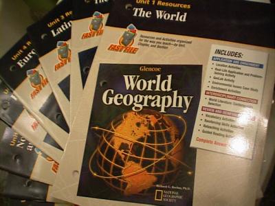 Quizzes for Glencoe World Geography 