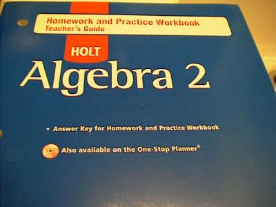 Mcdougal littell algebra 2 homework help
