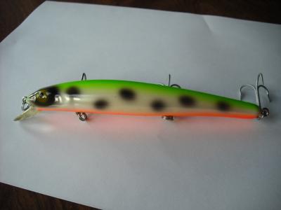 Vintage Bomber Lure Color Chart