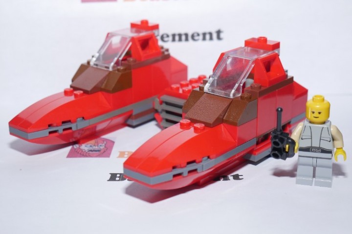 Shuraba lejlighed strømper eBlueJay: LEGO Star Wars Twin-Pod Cloud Car set 7119 100% Complete w Lobot  Minifigure Mini figure 2002 Retired