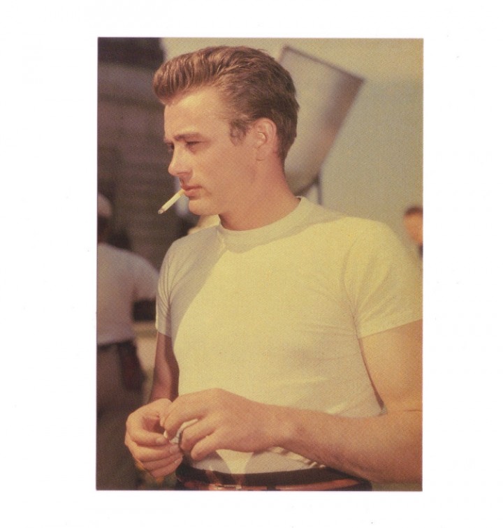 eBlueJay: Vintage Dean, Color Smoking Cigarette, White T- Shirt