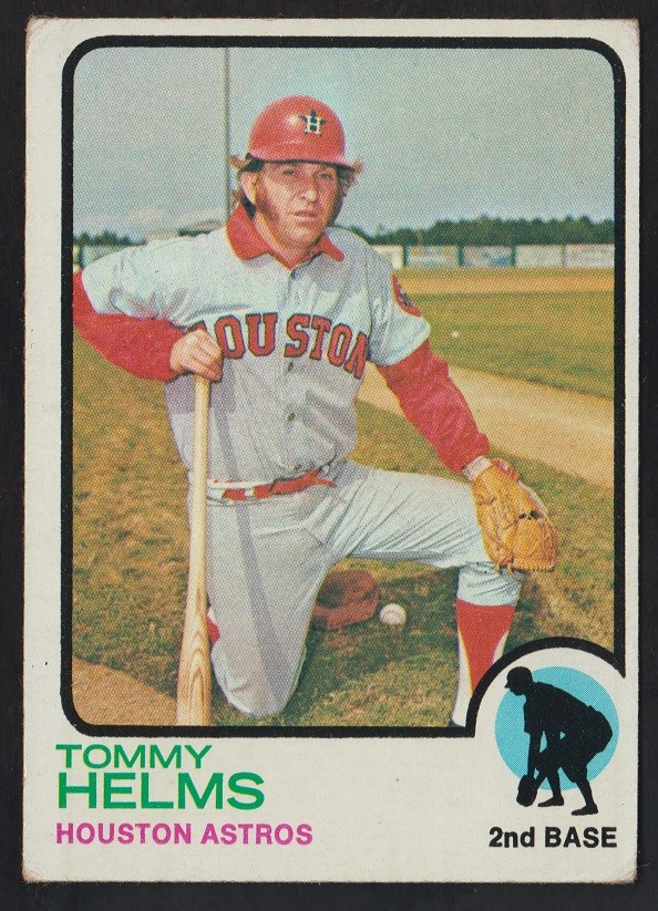 eBlueJay: Houston Astros Tommy Helms 1973 Topps Baseball Card # 495 vg