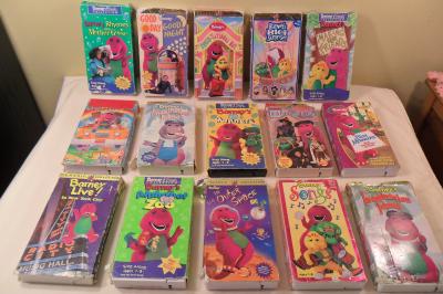 My barney vhs/dvd collection (2019 edition). 