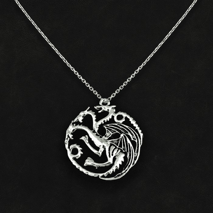 Yunus & Eliza Game of Thrones dragon necklace