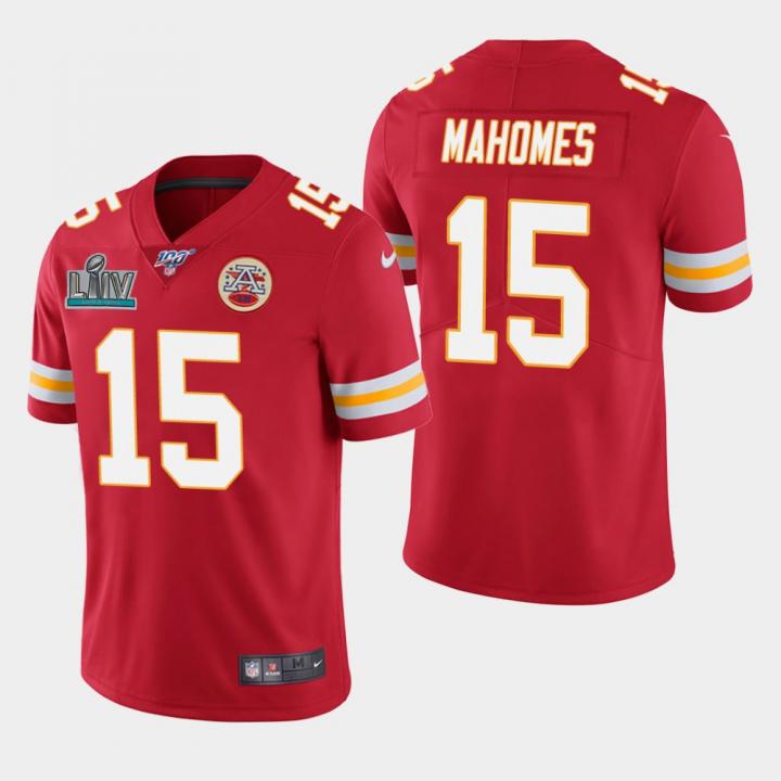 eBlueJay: Men's Kansas City Chiefs Patrick Mahomes Red Super Bowl LIV ...