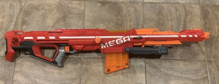 Nerf N-Strike Elite Centurion Blaster Mega Gun Toy Foam Darts