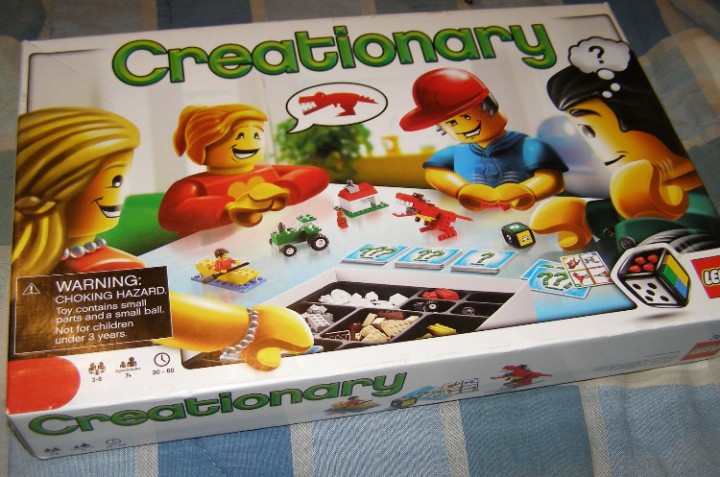 uddannelse Bliv ved sår eBlueJay: LEGO CREATIONARY Board Game Building Set 3844