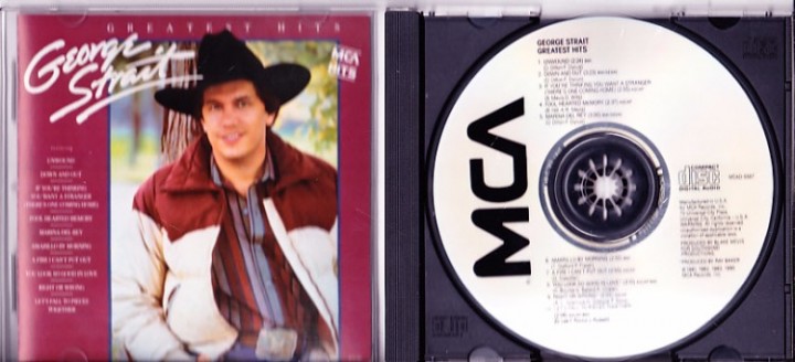 Ebluejay George Strait Greatest Hits Cd Fool Hearted Memory Marian Del Rey Right Or Wrong