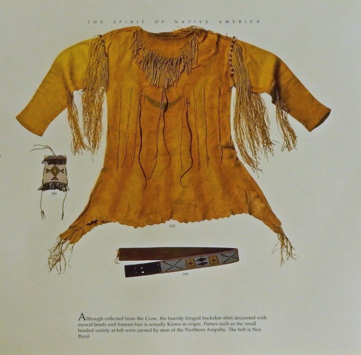 eBlueJay: Buckskin Shirt, Kiowa origin. Beauty and Mysticism in Indian Art
