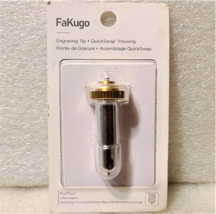 eBlueJay: FaKugo Engraving Tip + QuickSwap Housing 41 Silver for Cricut  NEW! Sealed!