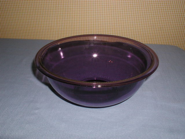 Vintage Pyrex Double Handle Clear Glass Dish Bowl 2 Qt. 